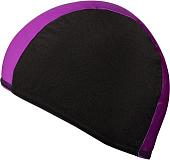 Шапочка для плавания Спортивные мастерские Lucra SM-089 (черный/фиолетовый)