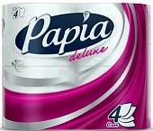 Туалетная бумага Papia Deluxe Дольче Вита (4 слоя, 4 рулона)