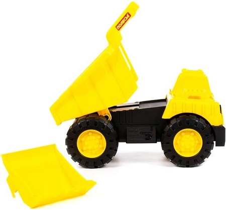 Игрушечный транспорт Полесье Автомобиль-самосвал Эксперт многофункциональный в сеточке 84286