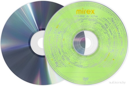 DVD-RW диск Mirex 4.7Gb 4x UL130032A4C (1 шт.)