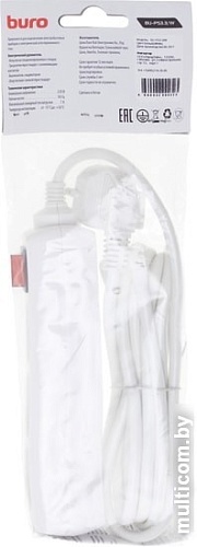 Сетевой фильтр Buro BU-PS3.3/W