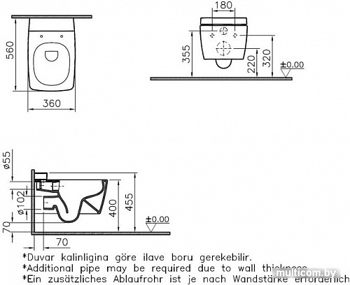 Унитаз Vitra Metropole 7672B003-1686