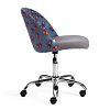Кресло TetChair Melody Botanica 08 cherry/29 (ткань/флок, серый)