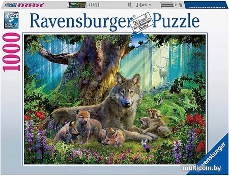 Пазл Ravensburger Волки в лесу 15987 (1000 эл)