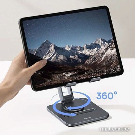 Подставка Baseus Desktop Biaxial Foldable Metal Tablet Stand