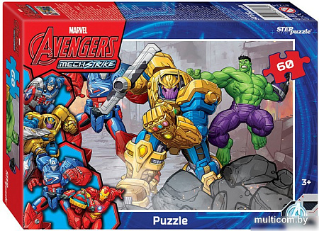 Пазл Step Puzzle Avengers MECH Strike 81234 (60 эл)
