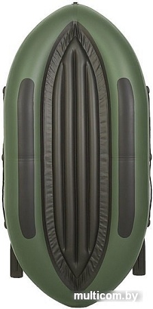 Гребная лодка Лоцман Турист ЛТ-300 ВНД (зеленый)