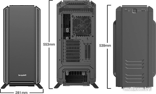 Корпус be quiet! Silent Base 801 BGW30 (черный/серебристый)
