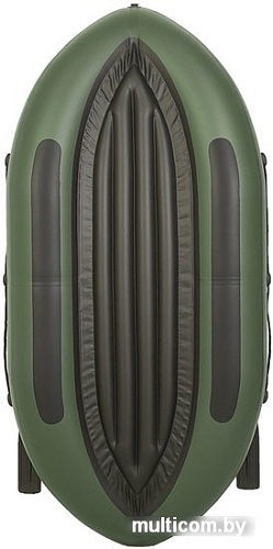 Гребная лодка Лоцман Турист ЛТ-300 ВНД (зеленый)