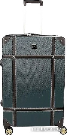 Чемодан-спиннер Francesco Molinary 336-0193/3-28 (зеленый)