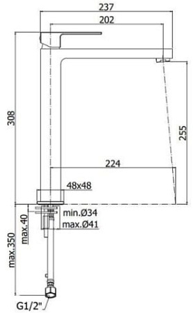 Смеситель Paffoni Elle EL081NO3