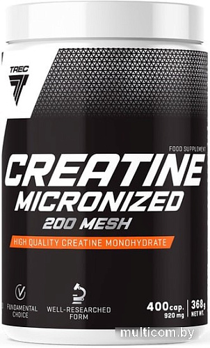 Моногидрат креатина Trec Nutrition Creatine Micronized 200 mesh (400 капсул)