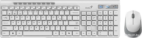 Офисный набор Genius SlimStar 8230 (белый)