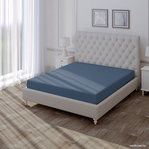 Постельное белье Verossa Stripe Sapphire VRT рез 200/200/30 70308 ST13