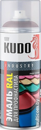 Эмаль Kudo для профнастила RAL 7024 0.52 л (серый графит)