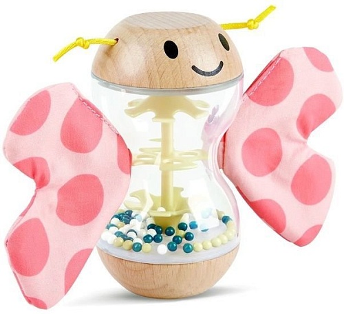 Погремушка Hape Бисерный дождь Бабочка E8531_HP