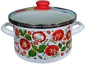 Кастрюля Сантэкс Томаты 1-2230112 (белый)