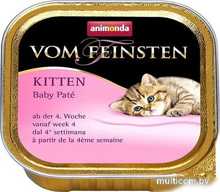 Корм для кошек Animonda Vom Feinsten Kitten Baby Pate 0.1 кг