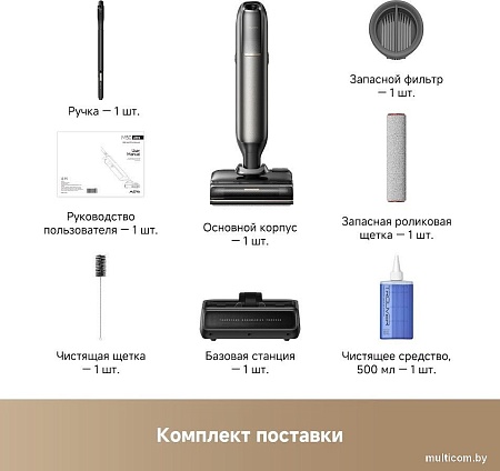 Вертикальный моющий пылесос Trouver Wet and Dry Vacuum M50 Ultra HMH28A (евровилка)