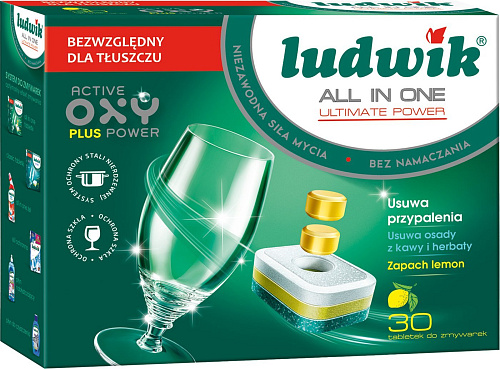 Таблетки для посудомоечной машины Ludwik All in One Ultimate Power (30 шт)