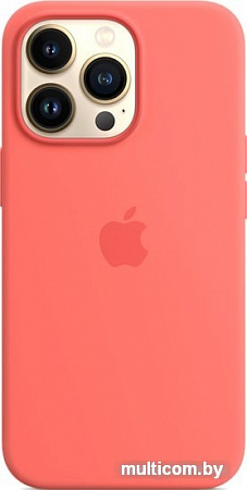 Чехол для телефона Apple MagSafe Silicone Case для iPhone 13 Pro (розовый помело)