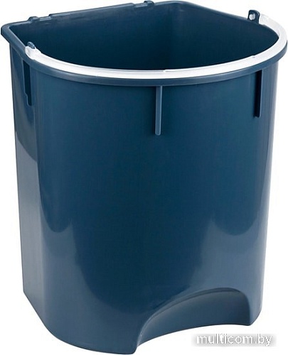 Мусорное ведро Idea с педалью 19 л (бежевый мрамор/коричневый)