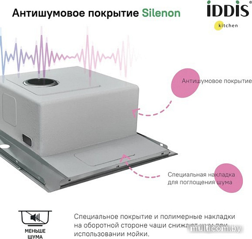 Кухонная мойка IDDIS Haze HAZ43S0i77