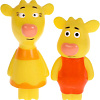 Набор игрушек для ванной Капитошка Оранжевая корова Бо и Зо LX-OR-COW-06