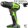 Дрель-шуруповерт Greenworks GD24DD35K2 3704007CUC (с 2-мя АКБ)
