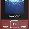 Мобильный телефон Maxvi P2 (винный красный)