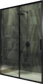 Душевая дверь MaybahGlass 195x120 MGD-1280-6 (сатин/черный)