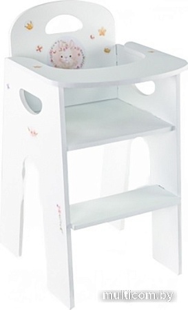 Стульчик для кукол Woody Стульчик для кормления кукол. Алиса Зайка 03977