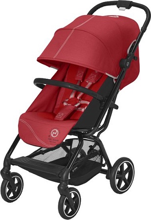 Коляска прогулочная «книга» Cybex Eezy S+2 2022 (hibiscus red)