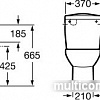 Унитаз Roca Victoria [342399000 + 34139Z000] с бачком без крышки