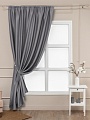 Штора Ника Зварико блэкаут 888250-04 2x2.5 м (серый)