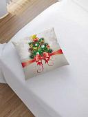Чехол на подушку JoyArty Новогодняя открытка sl_78067