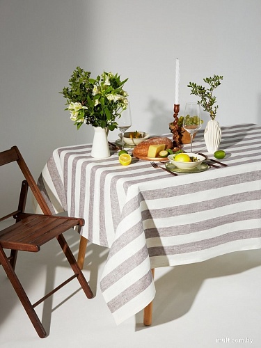 Скатерть Этель Graphite 10494002