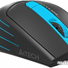 Мышь A4Tech Fstyler FG30S (черный/голубой)