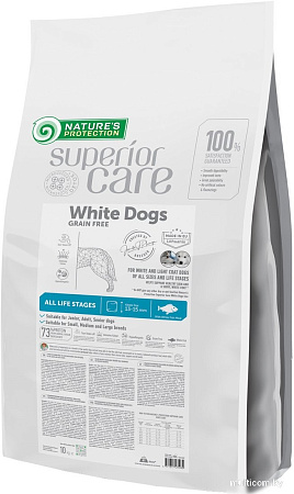 Сухой корм для собак Nature's Protection SC White Dogs White Fish NPSC47593 10 кг