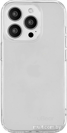 Чехол для телефона uBear Real для iPhone 15 Pro (прозрачный)