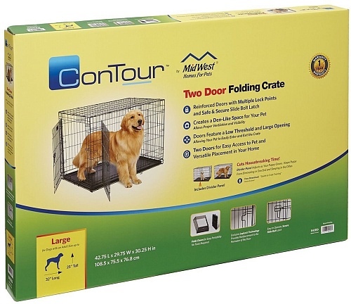 Клетка Midwest Contour для собак 2 двери 842DD (108x75x77см)