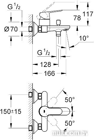 Смеситель Grohe BauEdge 23334000