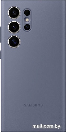 Чехол для телефона Samsung View Wallet Case S24 Ultra (фиолетовый)