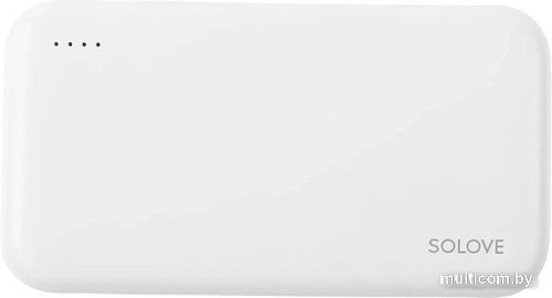 Внешний аккумулятор Solove W7 10000мAч (белый)
