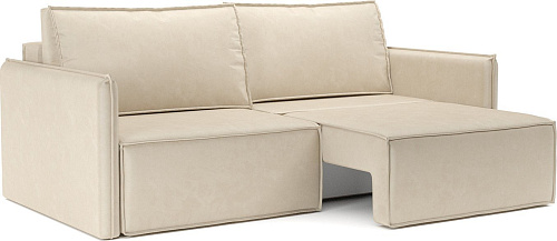 Угловой диван Мебель-АРС Хайтон M9-23-4 (бархат бежевый Star Velvet 6 Light Beige)