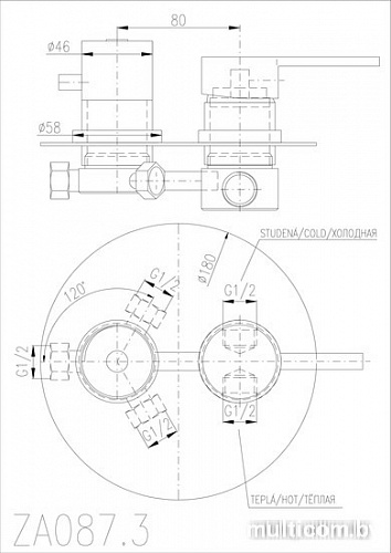 Смеситель Slezak RAV Замбези [ZA087.3]