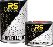 Автомобильный грунт RS акриловый заполняющий HB 4+1 0201-3.375-08+0501-875-02 (1л, белый)