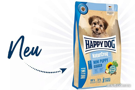 Сухой корм для собак Happy Dog NaturCroq Mini Puppy (для щенков мелких пород) 800 г