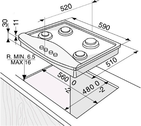 Варочная панель Whirlpool AKM 528 JA