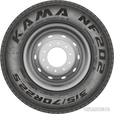 Автомобильные шины KAMA NF 202 225/75R17.5 129/127M